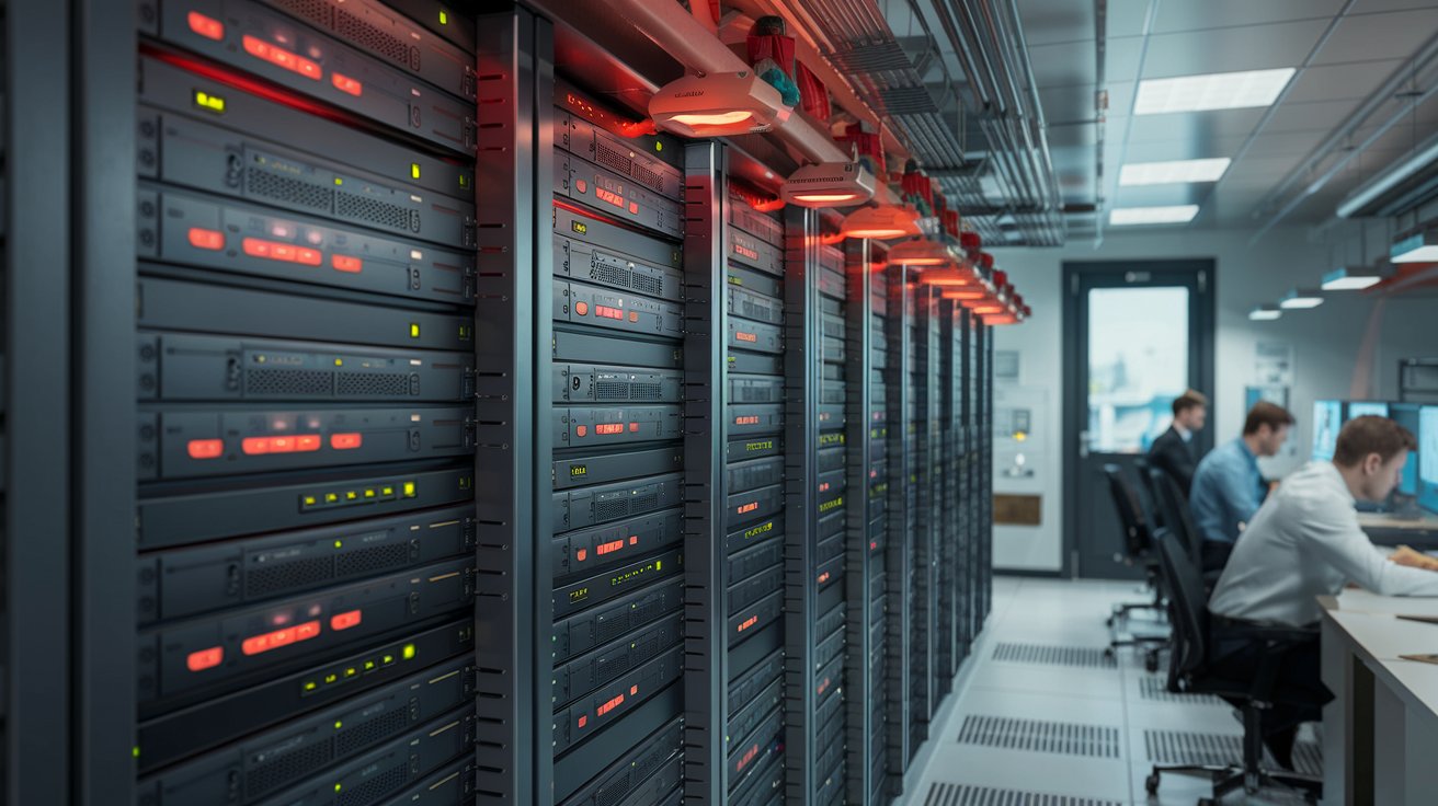 Linux server setup illustration